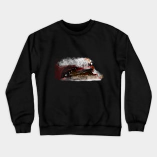 Cannon Ball Express Train Design by MotorManiac Crewneck Sweatshirt